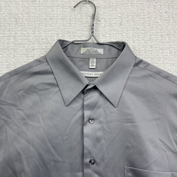 Geoffrey Beene Wrinkle Free Regular Fit Button Down Dress Shirt XL - 17 - 34/35 - Picture 2 of 16